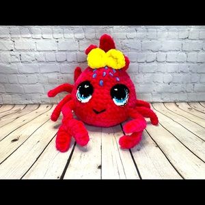 Knitted toy crab
